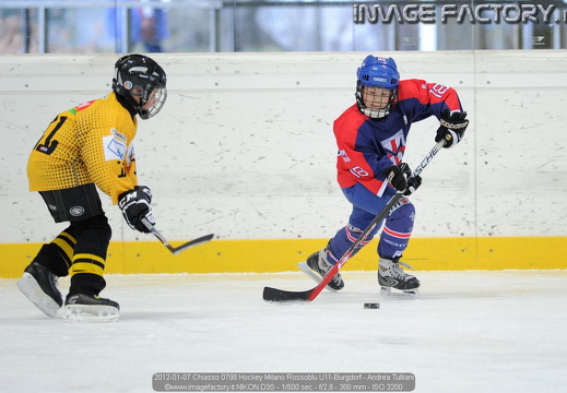 2012-01-07 Chiasso - Hockey Milano Rossoblu U11